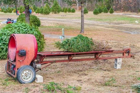 christmas tree baler skid steer|Using a log loader to handle Christmas trees .